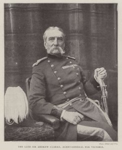 Avdøde Sir Andrew Clarke, generalagent for Victoria av English Photographer
