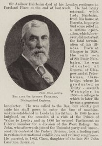 Avdøde Sir Andrew Fairbairn, Distinguished Engineer av English Photographer