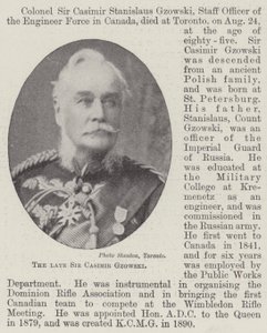 Avdøde Sir Casimir Gzowski av English Photographer