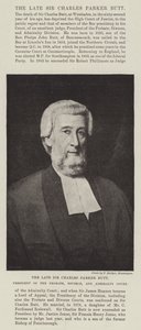 Avdøde Sir Charles Parker Butt, president for skifte-, skilsmisse- og admiralitetsdomstolen av English Photographer