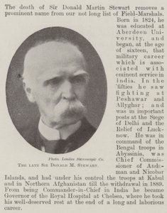 Avdøde Sir Donald M Stewart av English Photographer