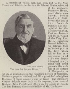 Avdøde Sir Edward Hulse av English Photographer