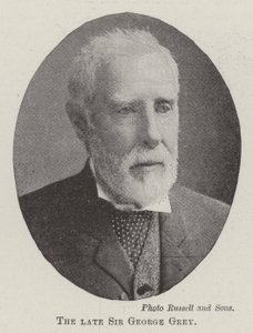 Avdøde Sir George Gray av English Photographer
