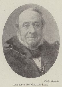 Avdøde Sir George Long av English Photographer