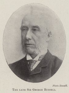 Avdøde Sir George Russell av English Photographer