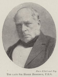 Avdøde Sir Henry Bessemer, FRS av English Photographer