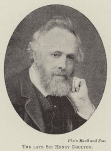 Avdøde Sir Henry Doulton av English Photographer