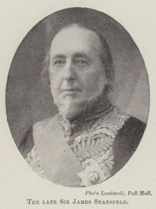 Avdøde Sir James Stansfeld av English Photographer
