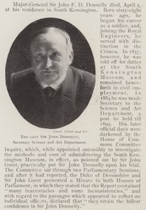 Avdøde Sir John Donnelly, sekretær for vitenskap og kunstavdeling av English Photographer