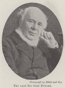 Avdøde Sir John Fowler av English Photographer