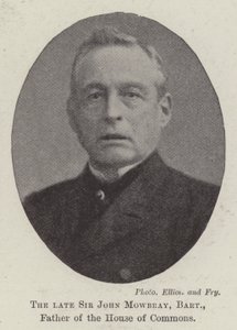 Avdøde Sir John Mowbray, Baronet, far til Underhuset av English Photographer