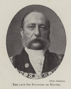 Avdøde Sir Polydore de Keyser av English Photographer
