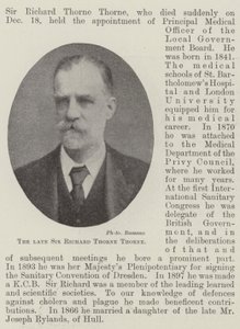 Avdøde Sir Richard Thorne Thorne av English Photographer