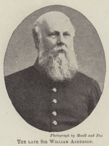 Avdøde Sir William Anderson av English Photographer