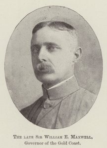 Avdøde Sir William E Maxwell, guvernør på Gold Coast av English Photographer