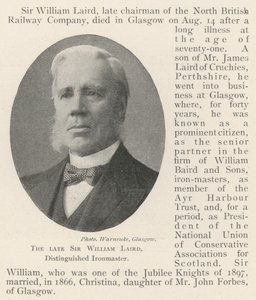 Avdøde Sir William Laird, Distinguished Ironmaster av English Photographer