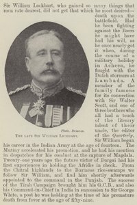 Avdøde Sir William Lockhart av English Photographer