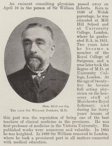 Avdøde Sir William Roberts, MD av English Photographer