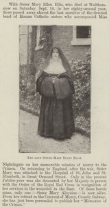 Avdøde søster Mary Ellen Ellis av English Photographer