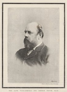 Avdøde viseadmiral Sir George Tryon, KCB av English Photographer