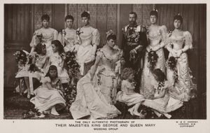 Bryllupet til prins George, hertugen av York, og prinsesse Mary av Teck av English Photographer