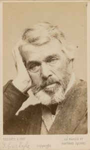 Thomas Carlyle av English Photographer
