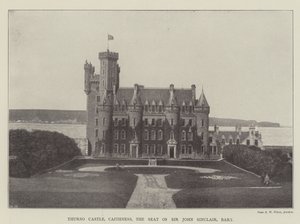 Thurso Castle, Caithness, setet til Sir John Sinclair, Baronet av English Photographer