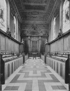 Trinity College Chapel (s/h-bilde) av English Photographer