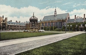 Trinity College, den store domstolen av English Photographer