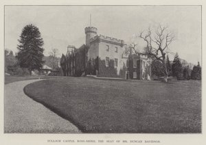 Tulloch Castle, Ross-Shire, setet til Mr Duncan Davidson av English Photographer