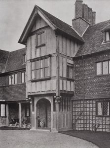 Upton Grey House, Winchfield, Hants, England (s/hvitt-bilde) av English Photographer