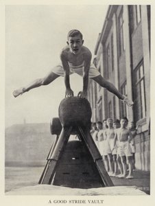 Vaulting: Et godt skritthvelv (s/hv-bilde) av English Photographer