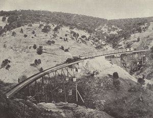 Viadukt på Adelaide til Melbourne Railway av English Photographer