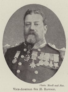 Viseadmiral Sir H Rawson av English Photographer