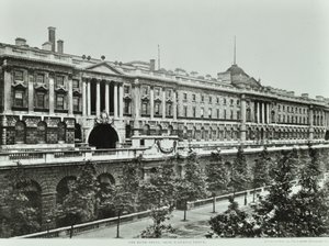 Victoria Embankment, Westminster LB: Somerset House, høyde til Victoria Embankment, 1896 av English Photographer