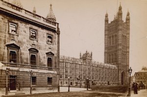 Victoria Tower of Houses of Parliament av English Photographer