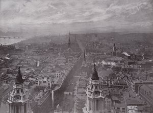Utsikt fra St Pauls, vestover av English Photographer
