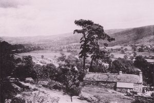 Utsikt fra stien til Elsie Lake (s/hvitt bilde) av English Photographer
