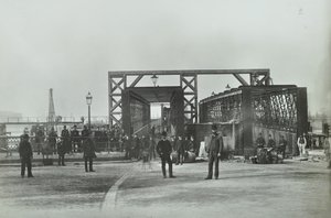 Utsikt over Woolwich Ferry, 1889 av English Photographer