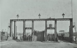Utsikt over Woolwich Ferry, 1896 av English Photographer