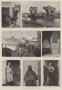 Utsikt i Tangier, Marokko