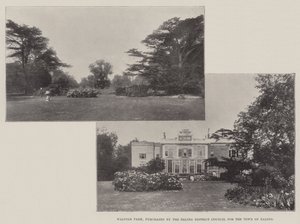 Walpole Park, kjøpt av Ealing District Council for byen Ealing av English Photographer