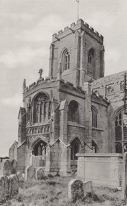 Walpole St Peter (s/hvitt bilde) av English Photographer