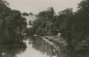 Warwick Castle, fra Avon av English Photographer