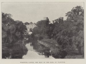 Warwick Castle, setet til jarlen av Warwick av English Photographer