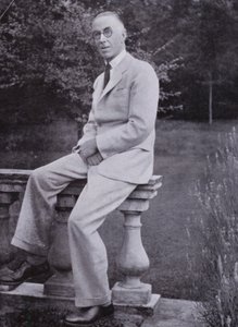Warwick Deeping (s/hvitt bilde) av English Photographer