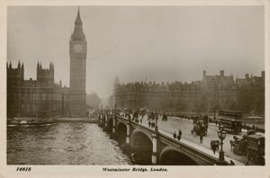 Westminster Bridge, London av English Photographer