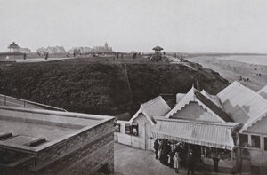 Whitley Bay, The Links (s/hvitt bilde) av English Photographer