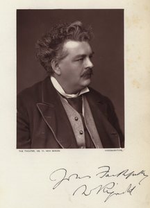 William Rignold (s/hvitt bilde) av English Photographer