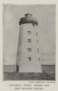 Windmill Point, der den nye kanalen begynner av English Photographer